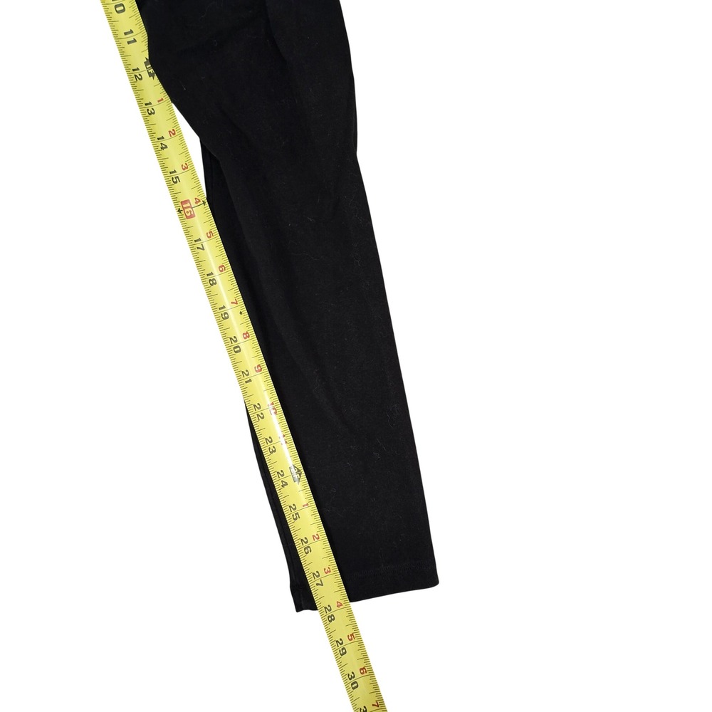 Pink Victoria's Secret Yoga Leggings Black White Logo Medium Y2k VS PInk - Picture 3 of 4